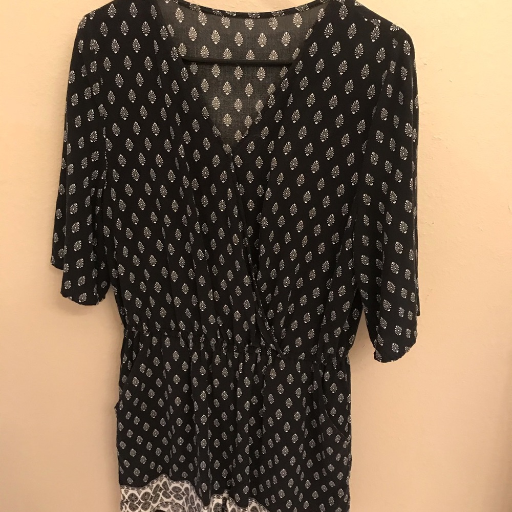 Black & White Romper